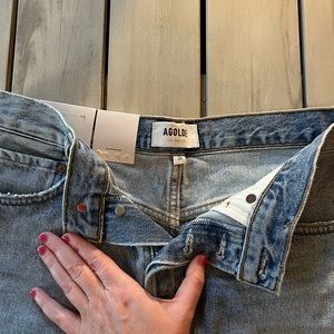 AGOLDE jean shorts NWT